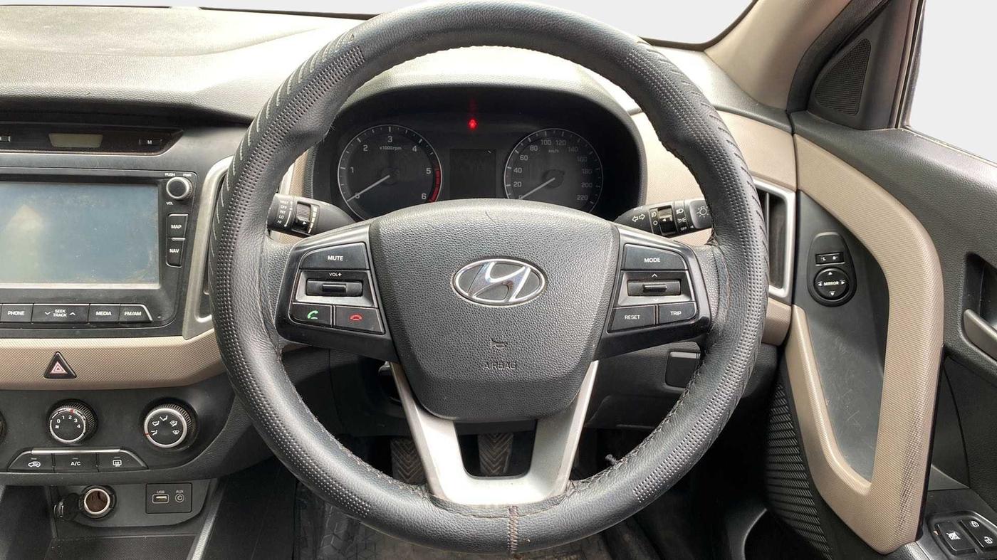 2016 Hyundai Creta S PLUS 1.4 DIESEL, Diesel, Manual, 76,700 km, Steering Wheel Close Up