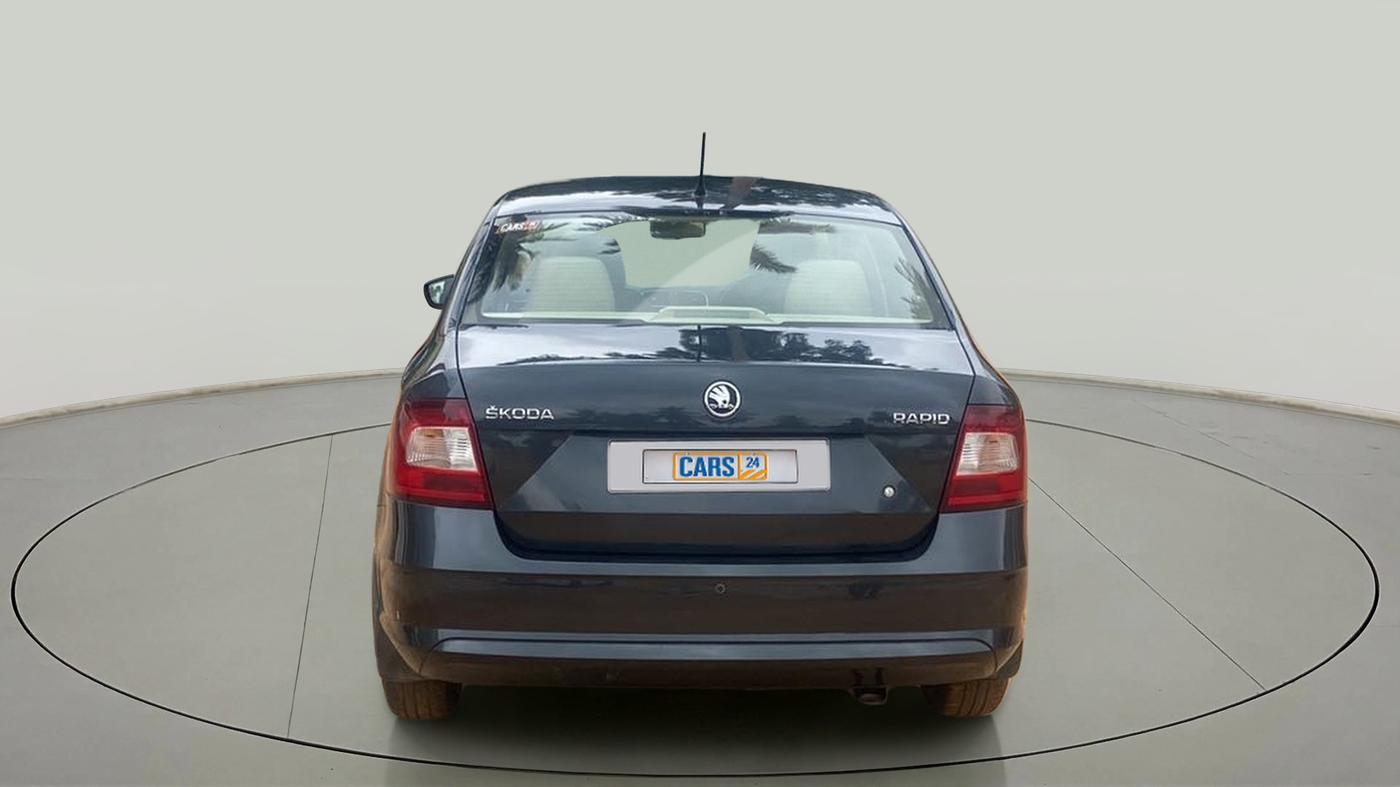 2018 Skoda Rapid AMBITION 1.6 MPI AT, Petrol, Automatic, 18,349 km, Back/Rear