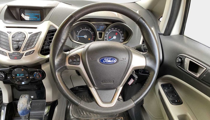 2014 Ford Ecosport TITANIUM 1.5L PETROL AT, Petrol, Automatic, 39,749 km, Steering Wheel Close Up