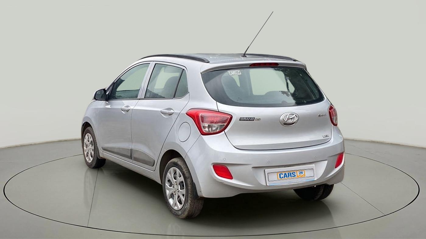 2015 Hyundai Grand i10 SPORTZ 1.2 KAPPA VTVT, Petrol, Manual, 36,566 km, Left Back Diagonal