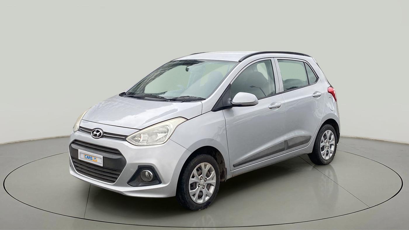 2015 Hyundai Grand i10 SPORTZ 1.2 KAPPA VTVT, Petrol, Manual, 36,566 km, Left Front Diagonal