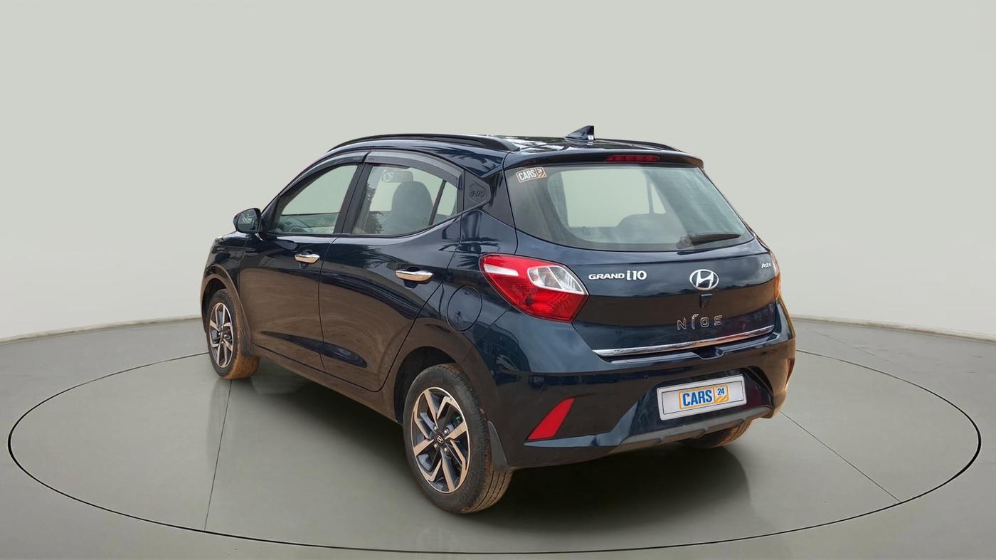 2021 Hyundai GRAND I10 NIOS ASTA AMT 1.2 KAPPA VTVT, Petrol, Automatic, 30,588 km, Left Back Diagonal