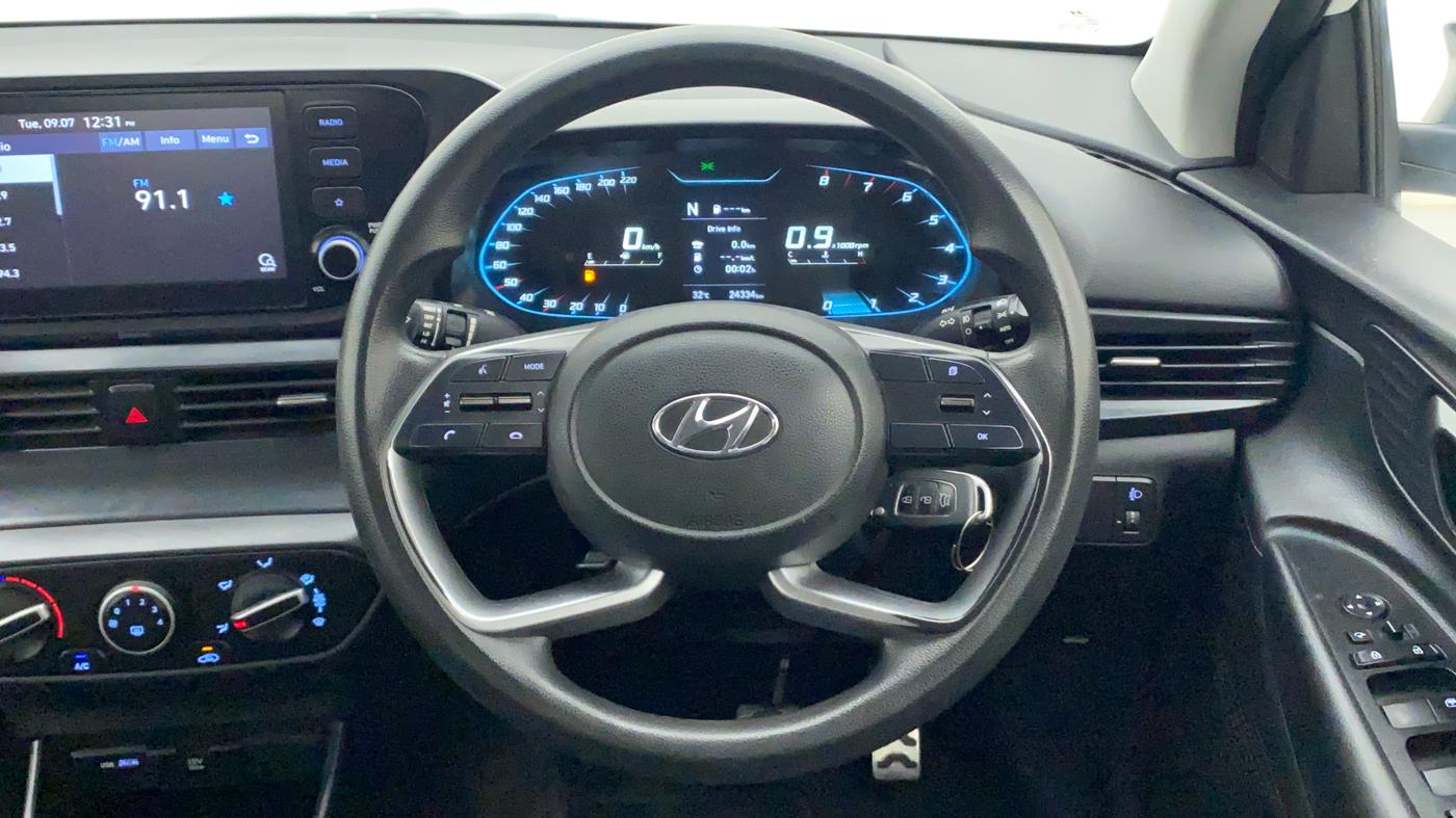 2020 Hyundai NEW I20 SPORTZ 1.0T GDI IMT, Petrol, Manual, 24,334 km, Steering Wheel Close Up