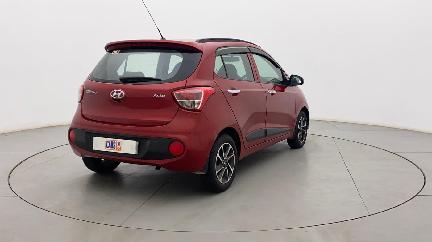 2018 Hyundai Grand i10 ASTA 1.2 KAPPA VTVT, Petrol, Manual, 61,302 km, Right Back Diagonal
