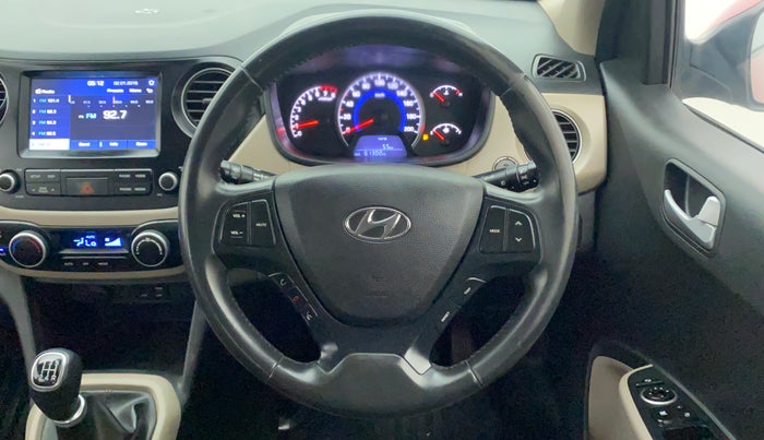 2018 Hyundai Grand i10 ASTA 1.2 KAPPA VTVT, Petrol, Manual, 61,302 km, Steering Wheel Close Up