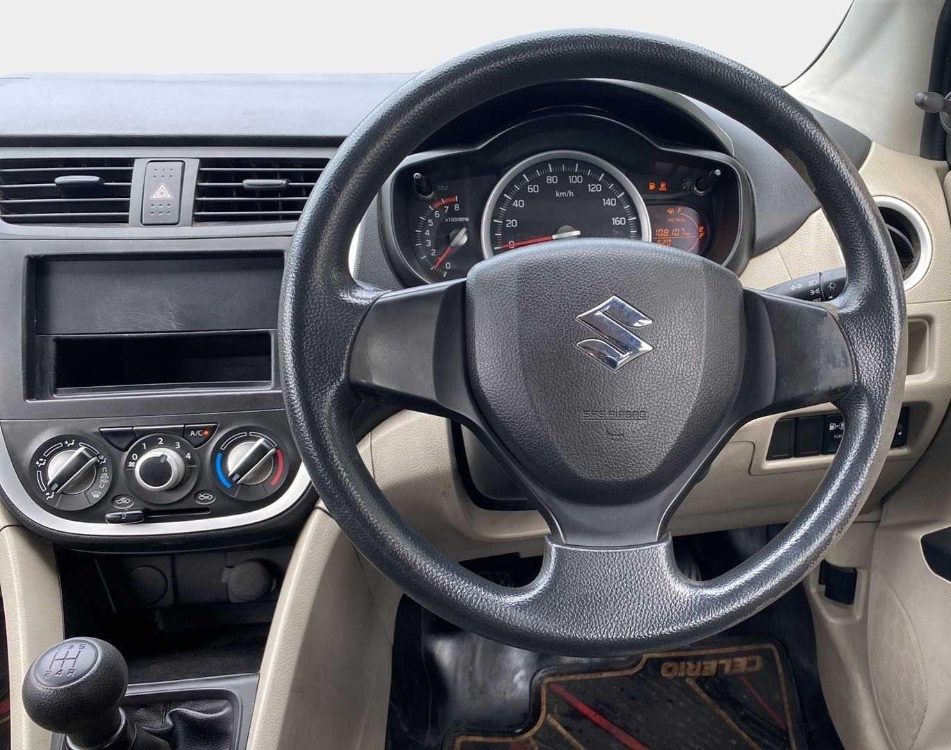 2018 Maruti Celerio VXI (O) CNG, CNG, Manual, 1,08,085 km, Steering Wheel Close Up