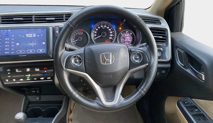 2017 Honda City 1.5L I-VTEC V MT, Petrol, Manual, 1,13,737 km, Steering Wheel Close Up