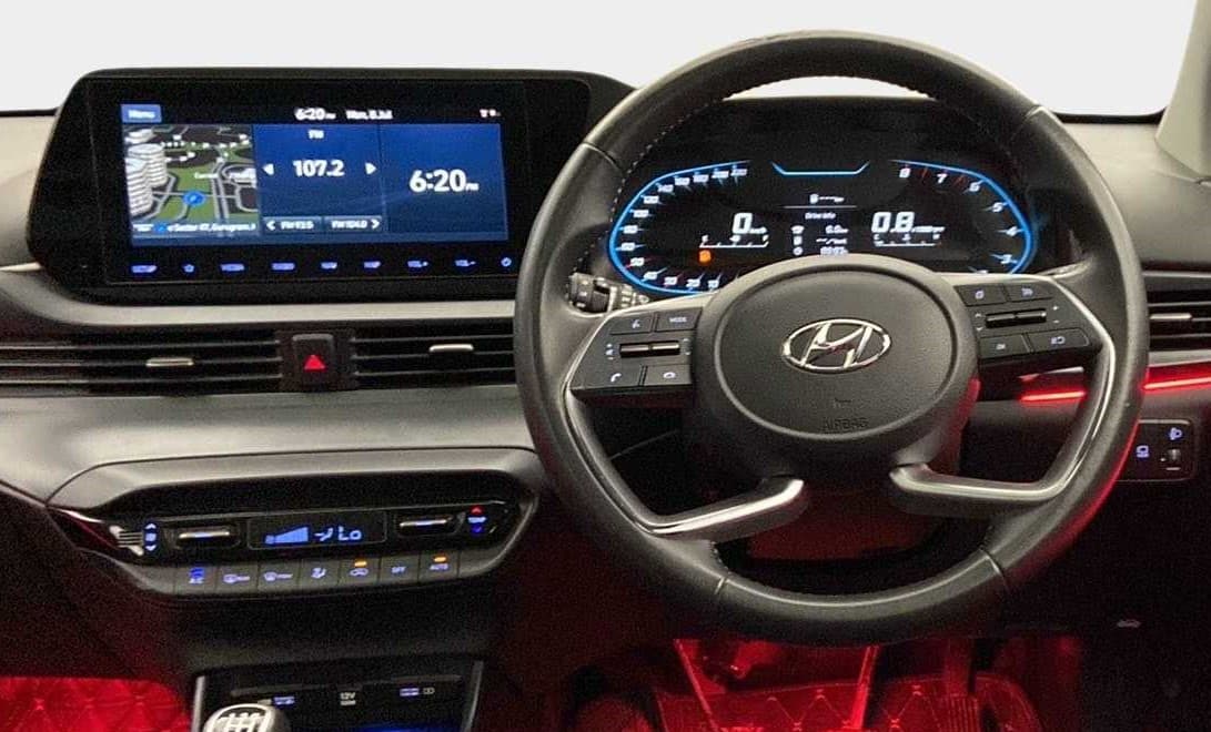 2023 Hyundai NEW I20 ASTA (O) 1.2 MT, Petrol, Manual, 20,309 km, Steering Wheel Close Up