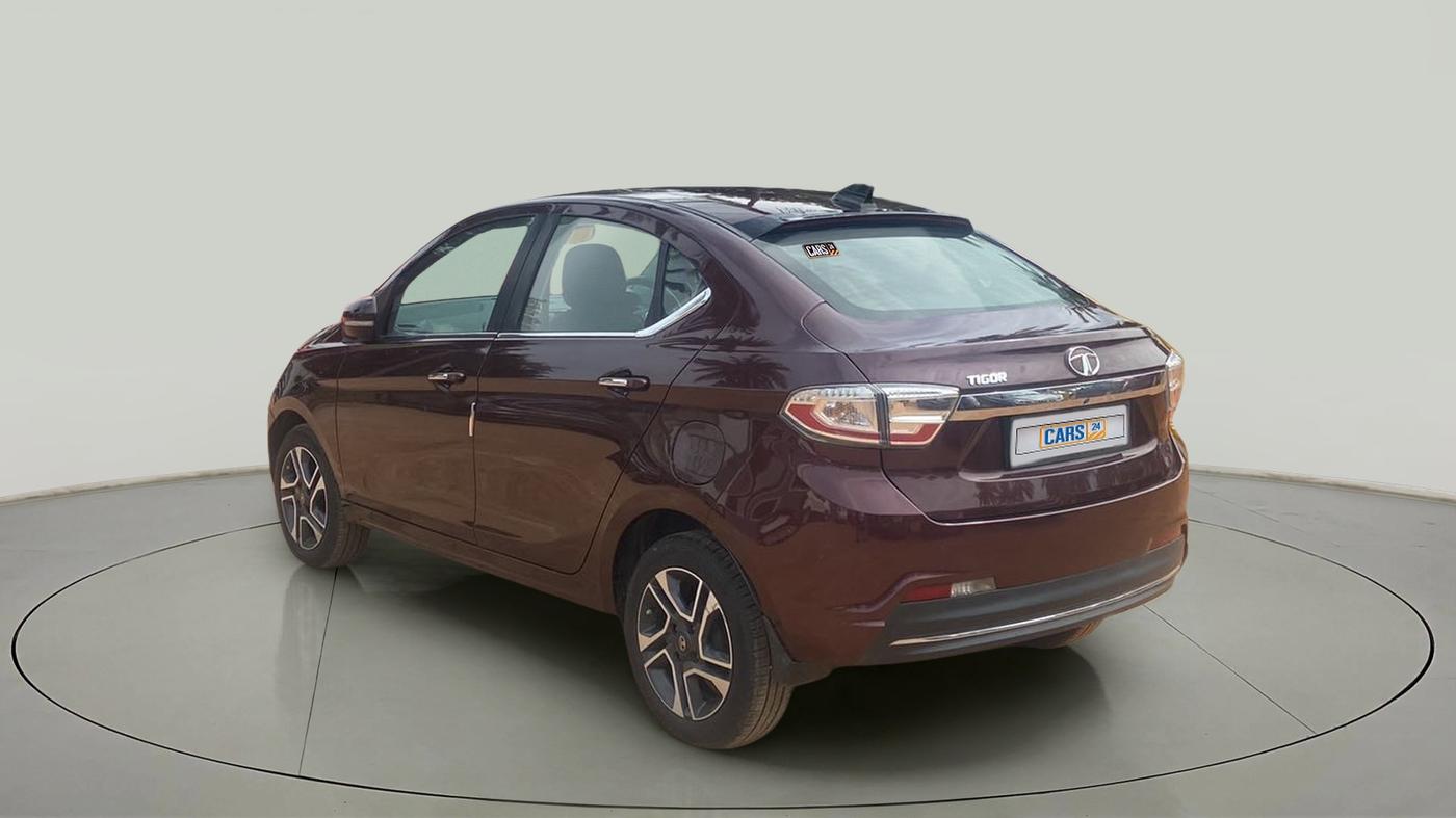 2021 Tata TIGOR XZ PLUS PETROL, Petrol, Manual, 53,454 km, Left Back Diagonal