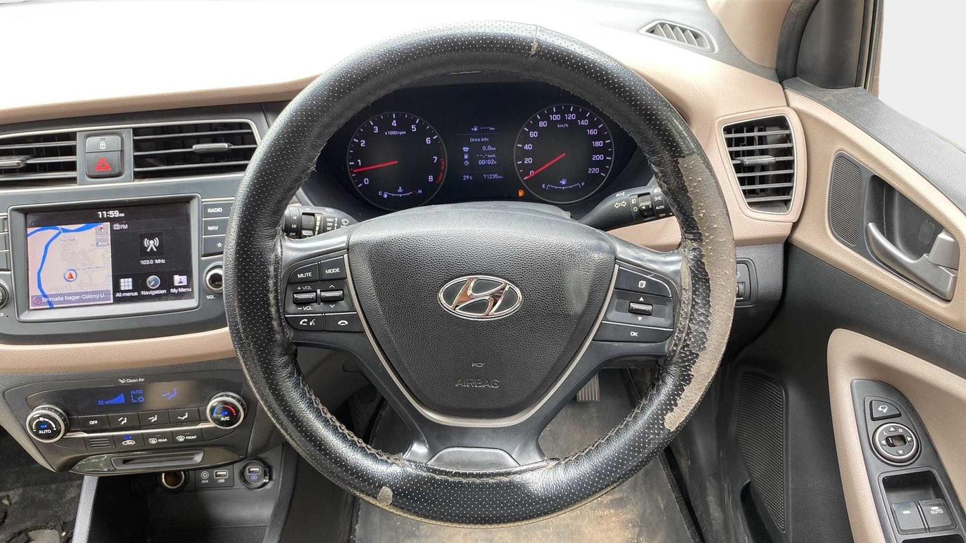 2018 Hyundai Elite i20 ASTA 1.2 (O), Petrol, Manual, 71,312 km, Steering Wheel Close Up