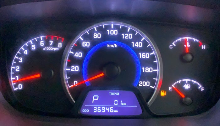 2016 Hyundai Grand i10 MAGNA AT 1.2 KAPPA VTVT, Petrol, Automatic, 36,946 km, Odometer Image