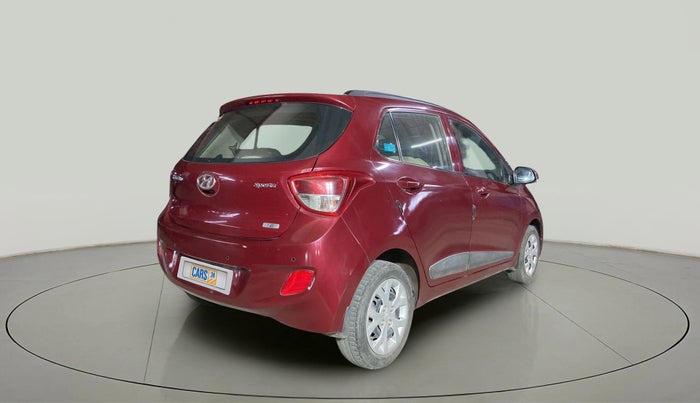 2015 Hyundai Grand i10 SPORTZ 1.2 KAPPA VTVT, Petrol, Manual, 34,580 km, Right Back Diagonal