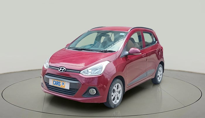 2015 Hyundai Grand i10 SPORTZ 1.2 KAPPA VTVT, Petrol, Manual, 34,580 km, Left Front Diagonal