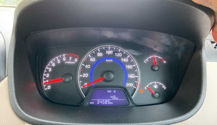 2015 Hyundai Grand i10 SPORTZ 1.2 KAPPA VTVT, Petrol, Manual, 34,580 km, Odometer Image