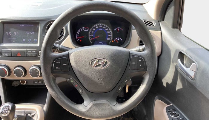 2020 Hyundai Grand i10 SPORTZ 1.2 KAPPA VTVT, Petrol, Manual, 16,292 km, Steering Wheel Close Up