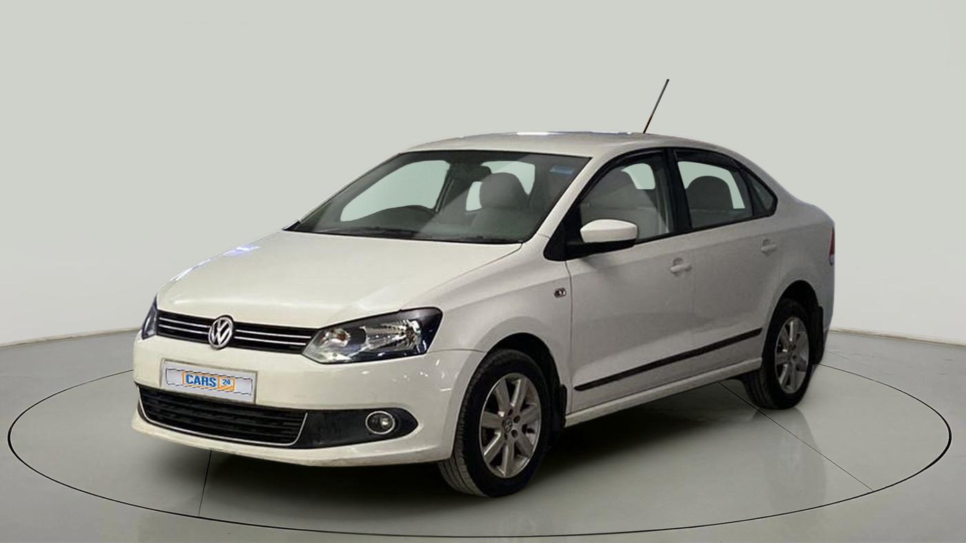 2013 Volkswagen Vento HIGHLINE 1.6 MPI, Petrol, Manual, 1,00,021 km, Left Front Diagonal