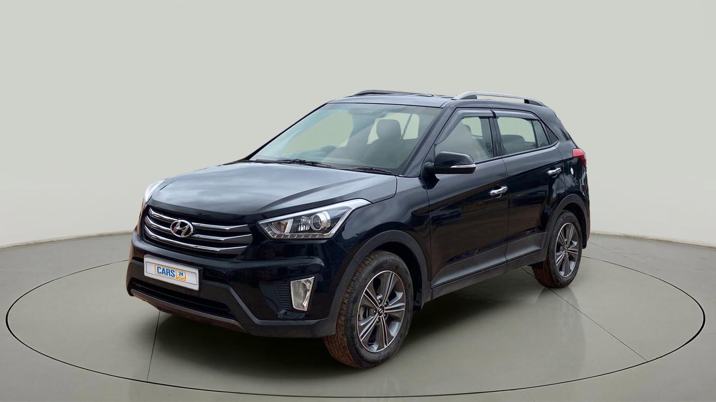 2018 Hyundai Creta SX PLUS AT 1.6 DIESEL, CNG, Automatic, 14,451 km, Left Front Diagonal