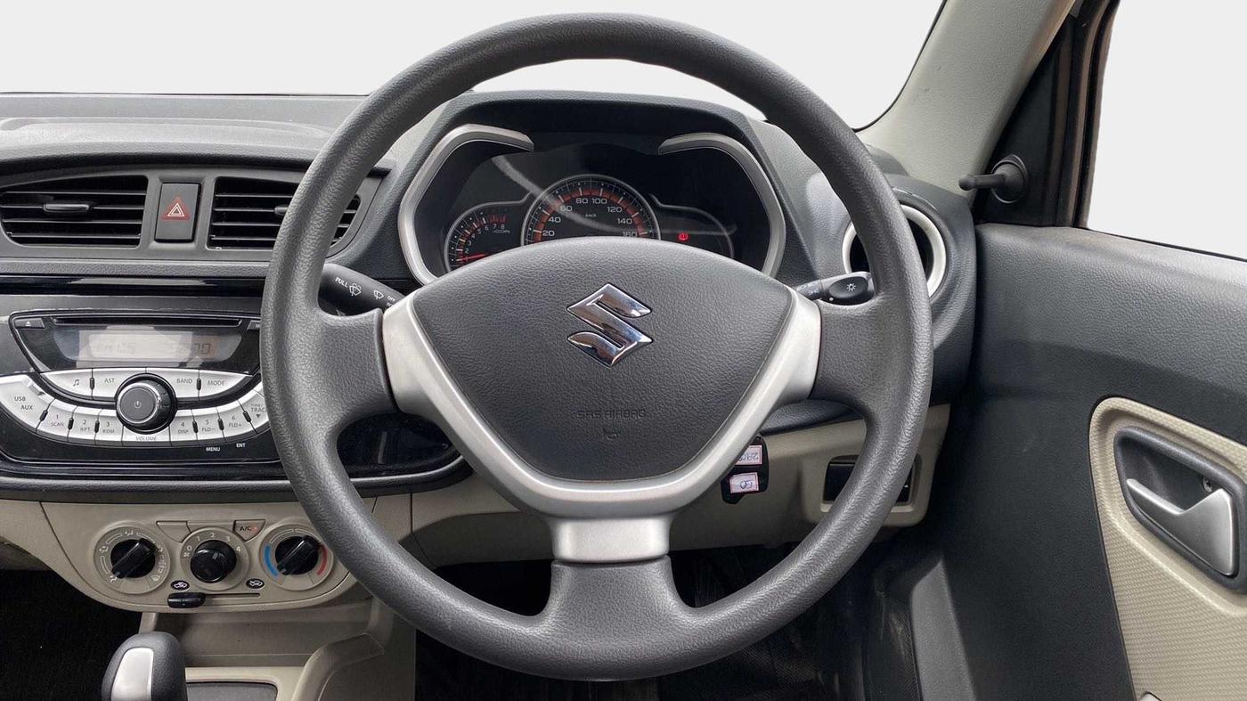 2017 Maruti Alto K10 VXI (O) AMT, Petrol, Automatic, 17,918 km, Steering Wheel Close Up
