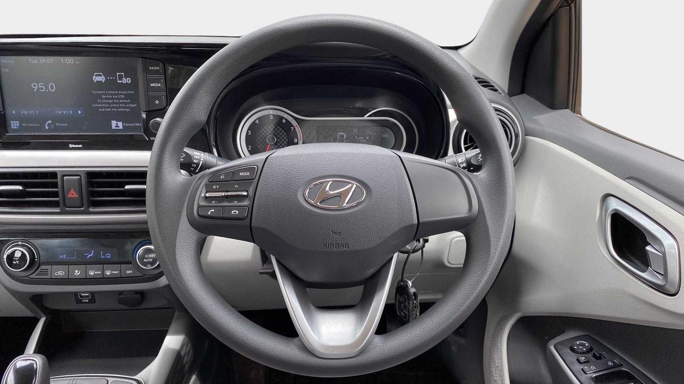 2020 Hyundai GRAND I10 NIOS SPORTZ AMT 1.2 KAPPA VTVT, Petrol, Automatic, 7,535 km, Steering Wheel Close Up