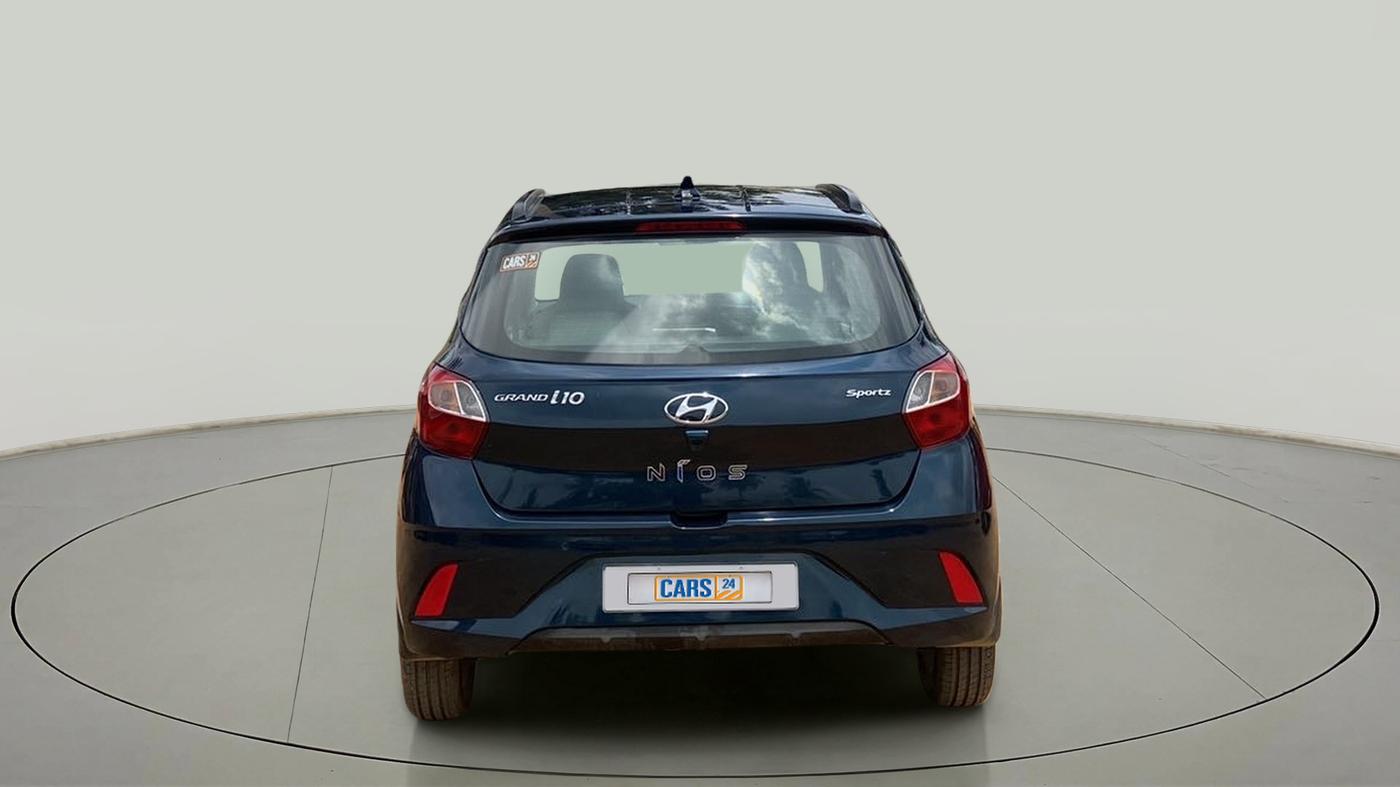2020 Hyundai GRAND I10 NIOS SPORTZ AMT 1.2 KAPPA VTVT, Petrol, Automatic, 7,535 km, Back/Rear