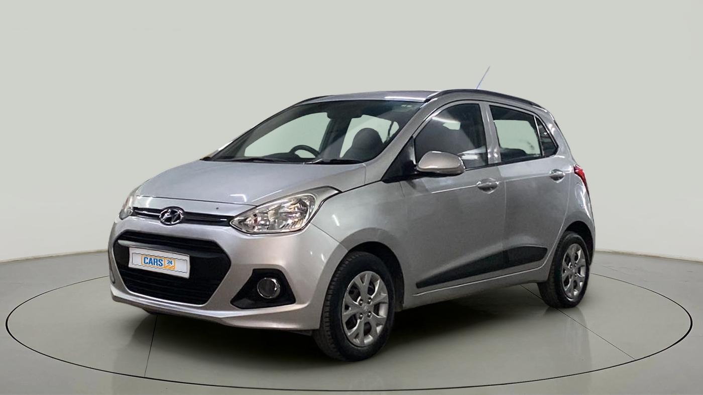 2016 Hyundai Grand i10 SPORTZ 1.2 KAPPA VTVT, CNG, Manual, 58,728 km, Left Front Diagonal