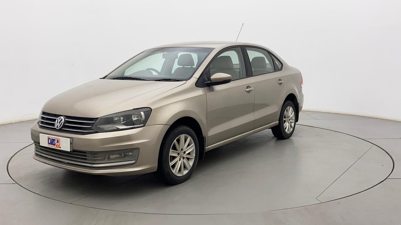 2016 Volkswagen Vento HIGHLINE 1.5 AT, Diesel, Automatic, 1,12,963 km, Left Front Diagonal