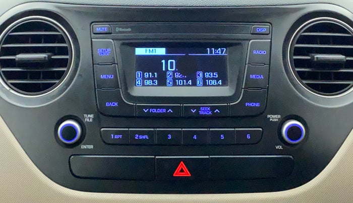 2018 Hyundai Grand i10 MAGNA 1.2 KAPPA VTVT, Petrol, Manual, 26,447 km, Infotainment System