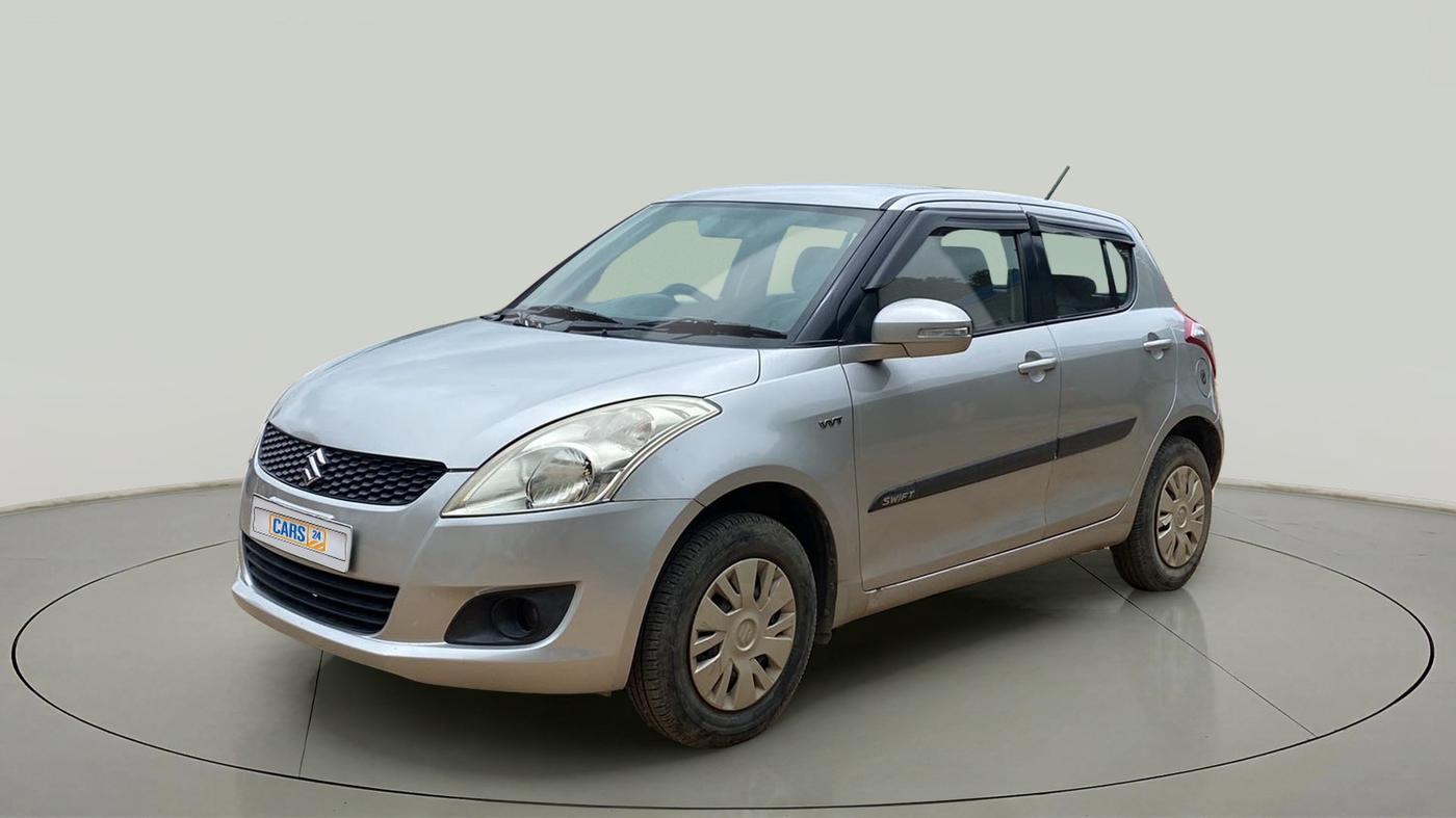2013 Maruti Swift VXI, Petrol, Manual, 85,145 km, Left Front Diagonal
