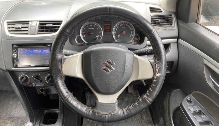 2013 Maruti Swift VXI, Petrol, Manual, 85,145 km, Steering Wheel Close Up
