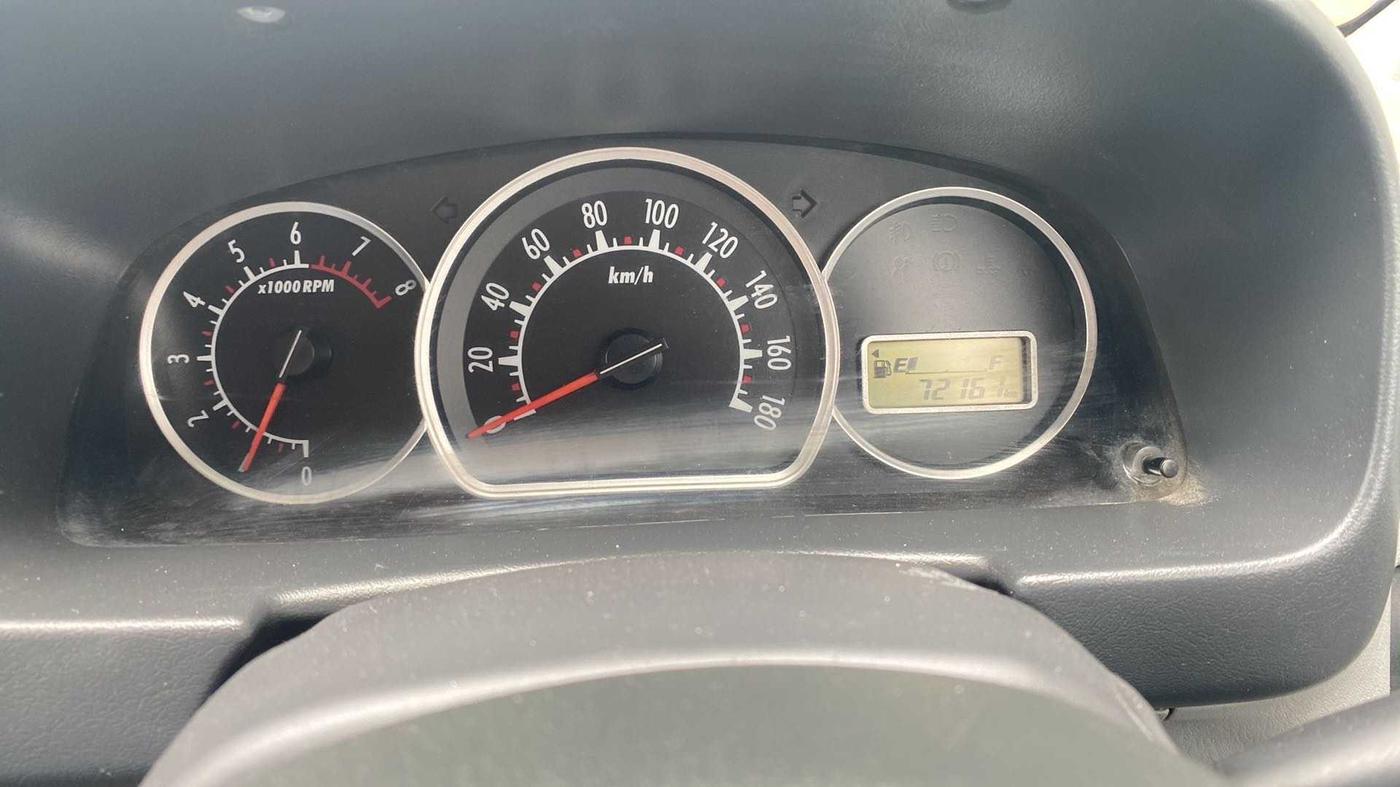 2012 Maruti Alto K10 VXI, Petrol, Manual, 72,136 km, Odometer Image