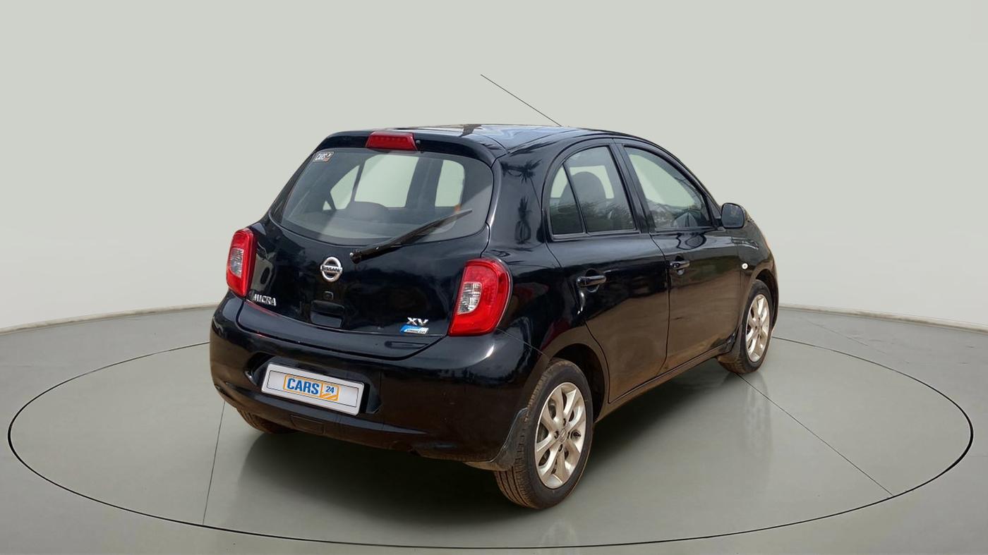 2013 Nissan Micra XV CVT, Petrol, Automatic, 63,505 km, Right Back Diagonal