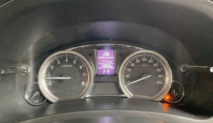 2017 Maruti Ciaz S 1.4 MT PETROL, Petrol, Manual, 73,948 km, Odometer Image