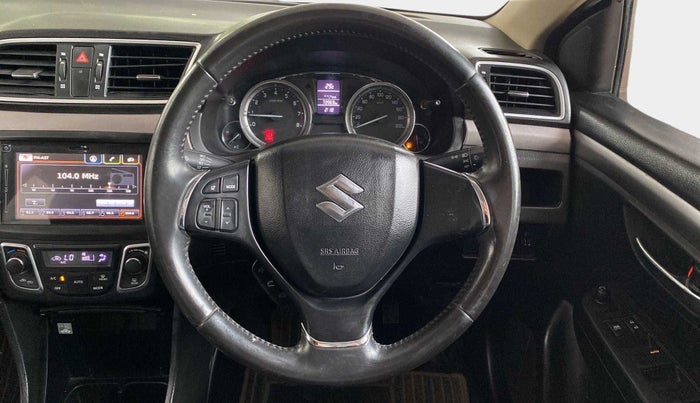 2017 Maruti Ciaz S 1.4 MT PETROL, Petrol, Manual, 73,948 km, Steering Wheel Close Up
