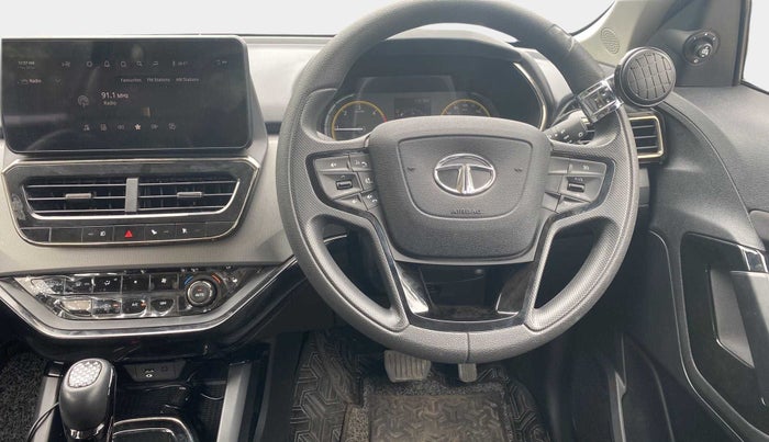 2023 Tata Safari XTA PLUS DARK EDITION, Diesel, Automatic, 6,468 km, Steering Wheel Close Up