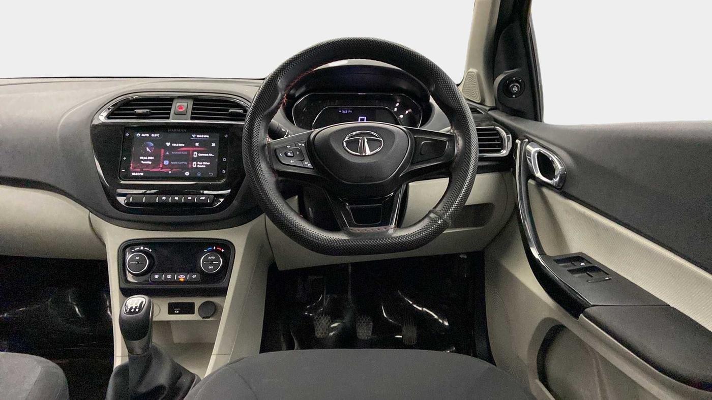 2022 Tata TIGOR XZ PLUS CNG, CNG, Manual, 39,597 km, Steering Wheel Close Up