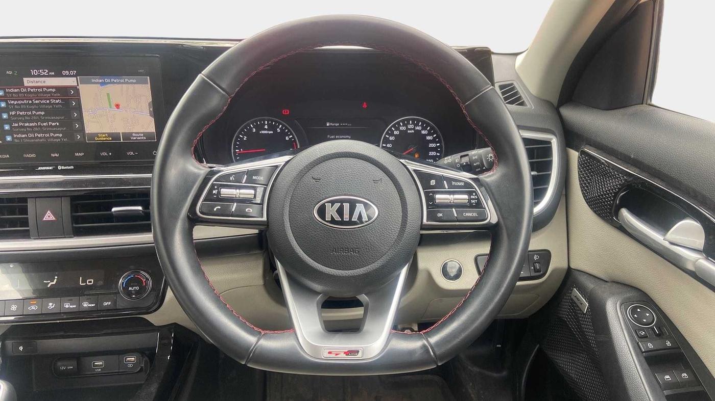2019 KIA SELTOS GTX PLUS 1.4 PETROL, Petrol, Manual, 29,171 km, Steering Wheel Close Up
