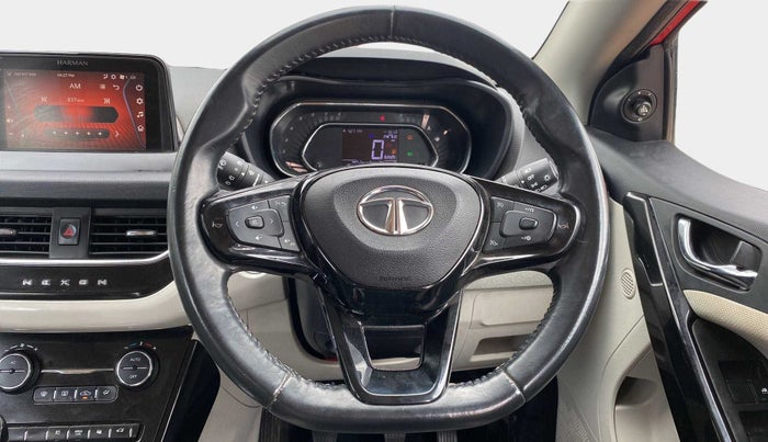 2021 Tata NEXON XZ PLUS (O) PETROL, Petrol, Manual, 19,430 km, Steering Wheel Close Up