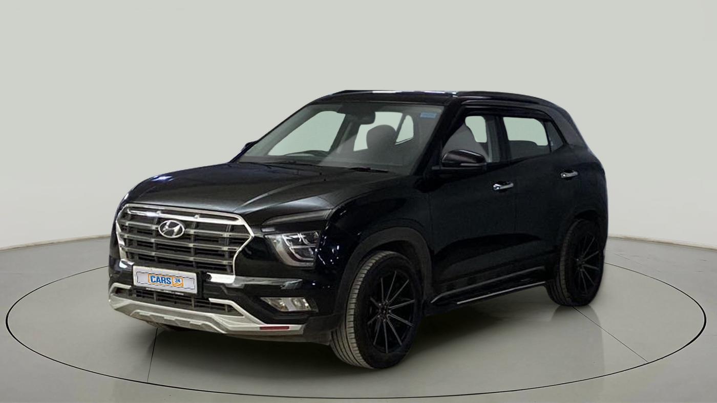 2022 Hyundai Creta SX IVT 1.5 PETROL, Petrol, Automatic, 23,516 km, Left Front Diagonal