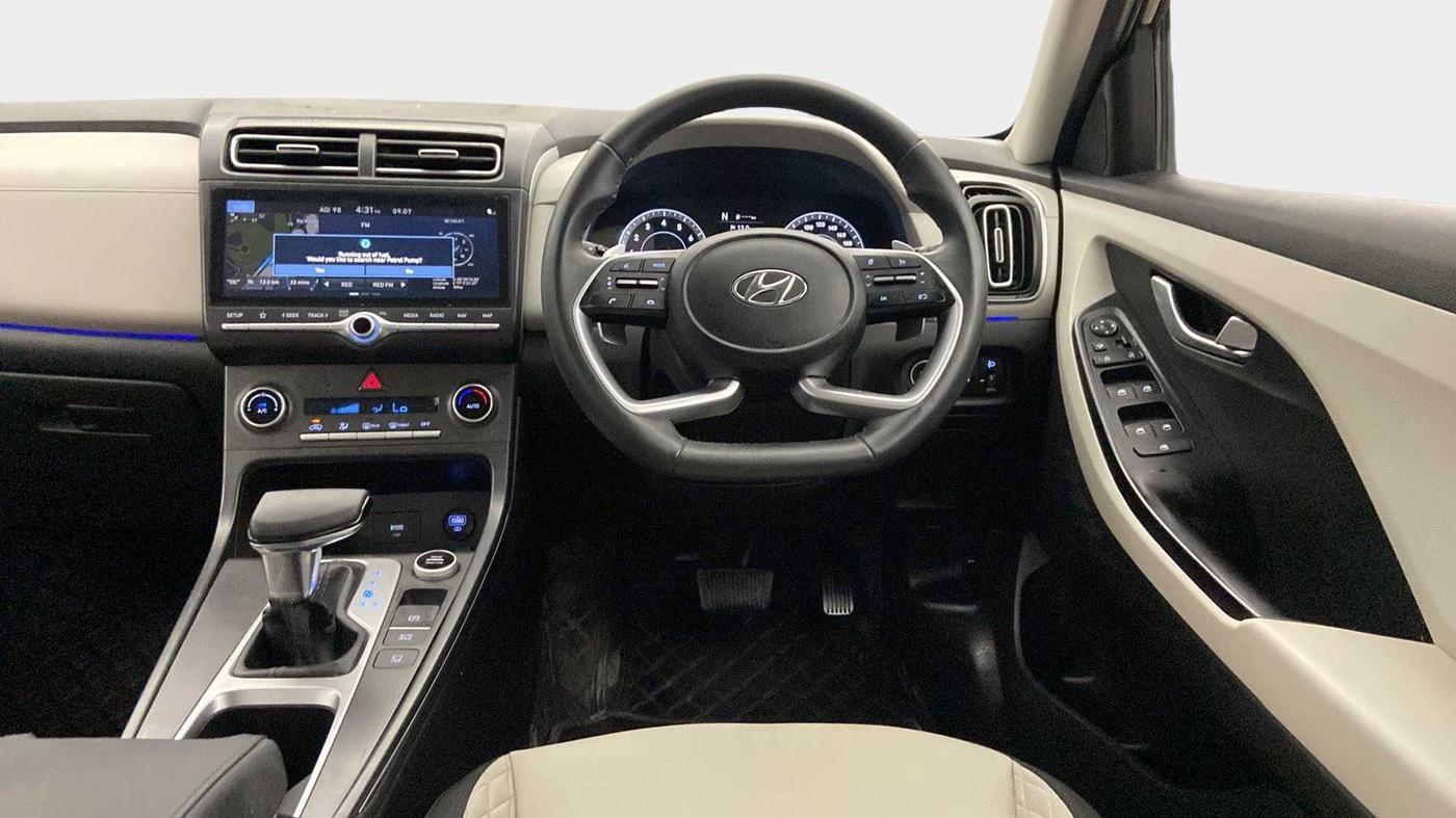 2022 Hyundai Creta SX IVT 1.5 PETROL, Petrol, Automatic, 23,516 km, Steering Wheel Close Up