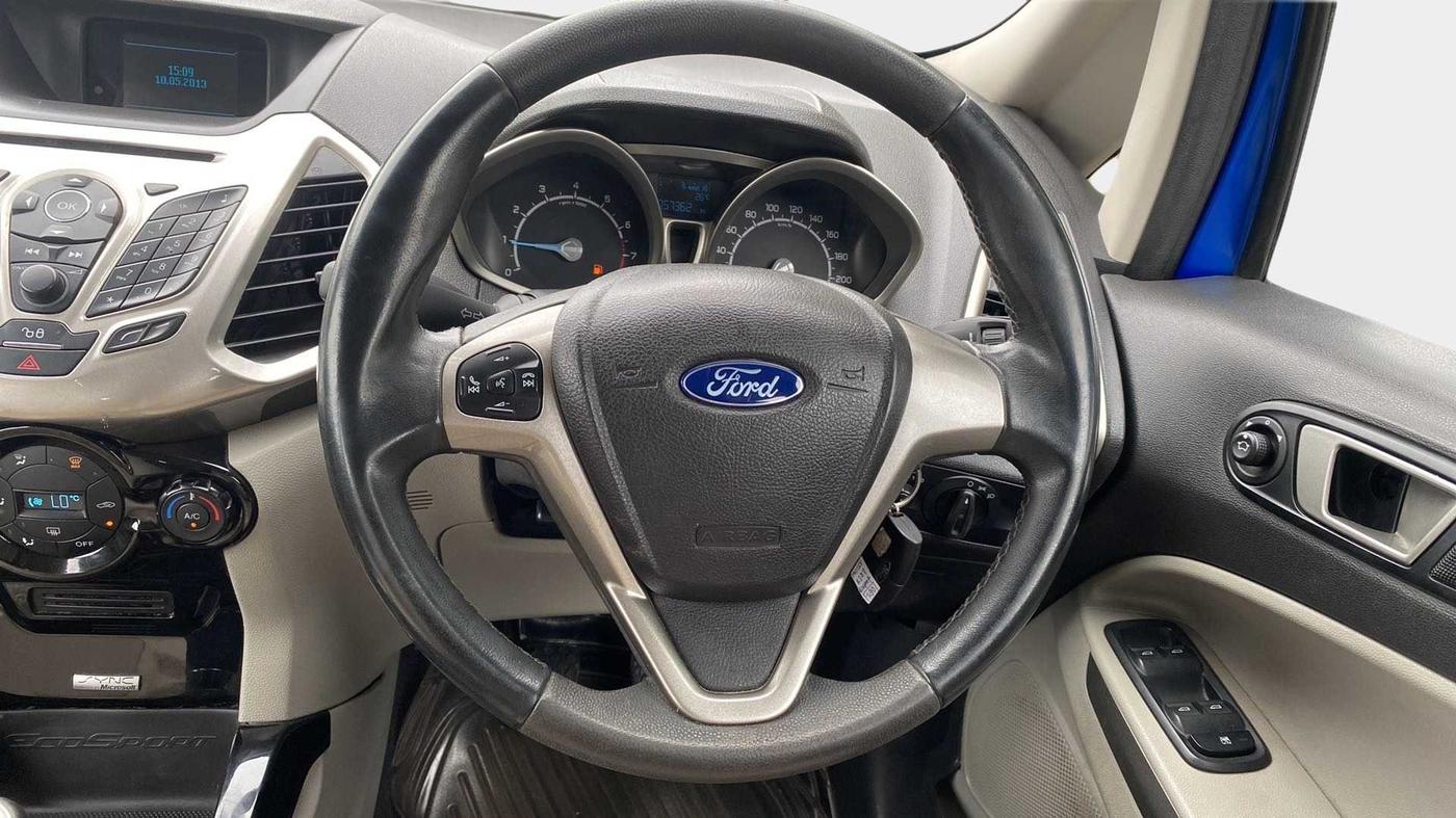 2015 Ford Ecosport TITANIUM 1.5L PETROL, Petrol, Manual, 57,597 km, Steering Wheel Close Up