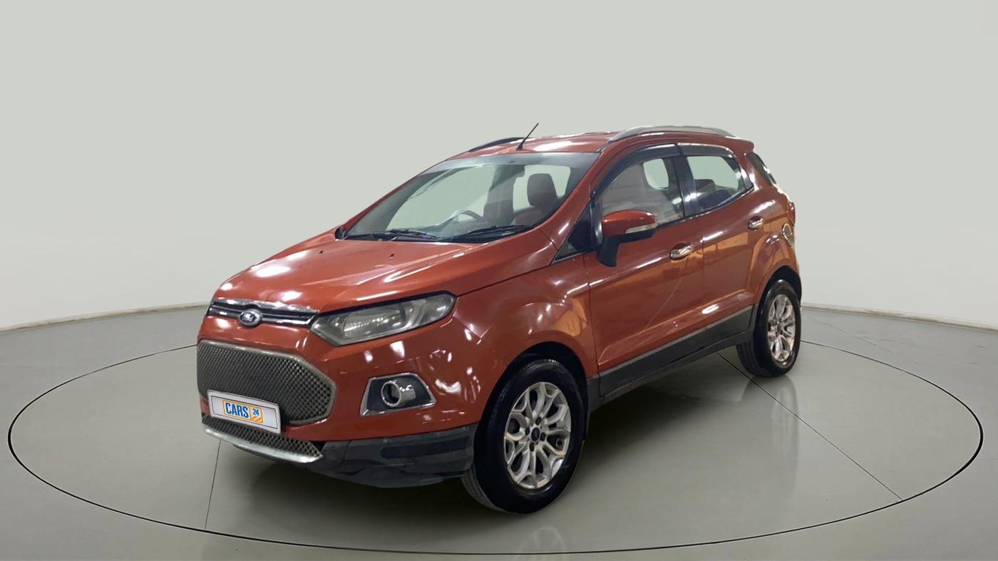 2015 Ford Ecosport TITANIUM 1.5L DIESEL, Diesel, Manual, 1,18,316 km, Left Front Diagonal