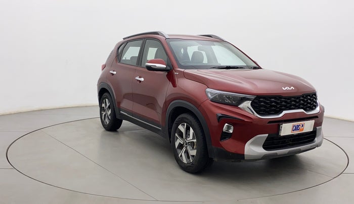 2022 KIA SONET HTX 1.0 IMT, Petrol, Manual, 10,624 km, Right Front Diagonal