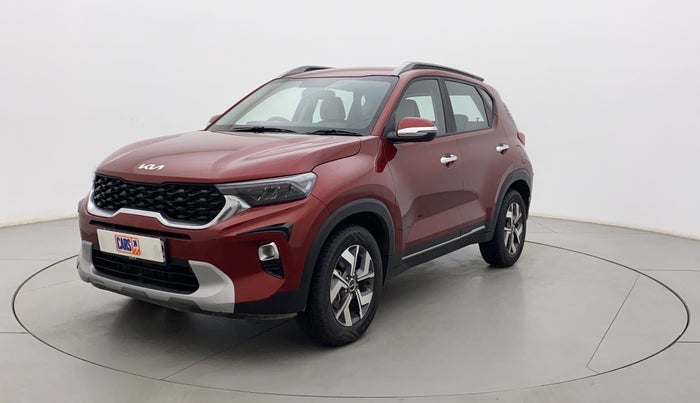 2022 KIA SONET HTX 1.0 IMT, Petrol, Manual, 10,624 km, Left Front Diagonal