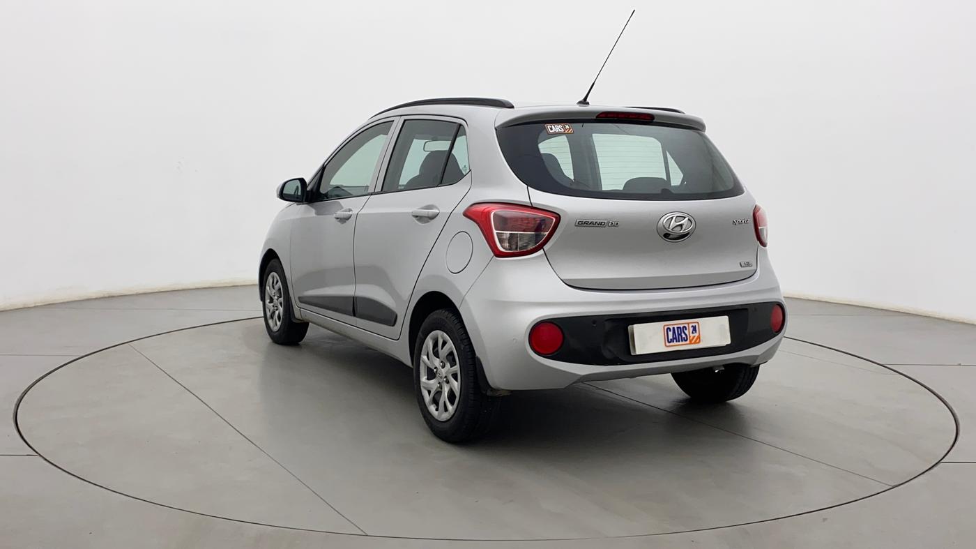 2017 Hyundai Grand i10 SPORTZ (O) 1.2 KAPPA VTVT, Petrol, Manual, 60,103 km, Left Back Diagonal
