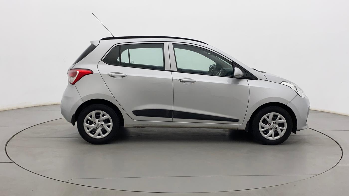 2017 Hyundai Grand i10 SPORTZ (O) 1.2 KAPPA VTVT, Petrol, Manual, 60,103 km, Right Side View