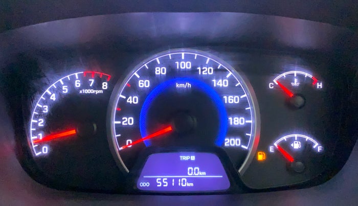 2017 Hyundai Grand i10 SPORTZ 1.2 KAPPA VTVT, Petrol, Manual, 55,110 km, Odometer Image