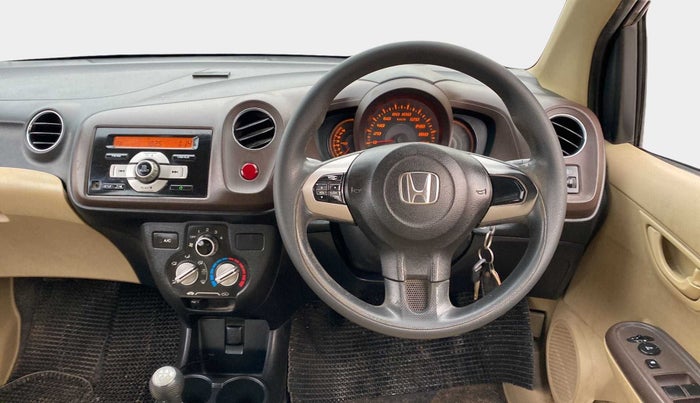 2013 Honda Amaze 1.2L I-VTEC S, Petrol, Manual, 70,838 km, Steering Wheel Close Up