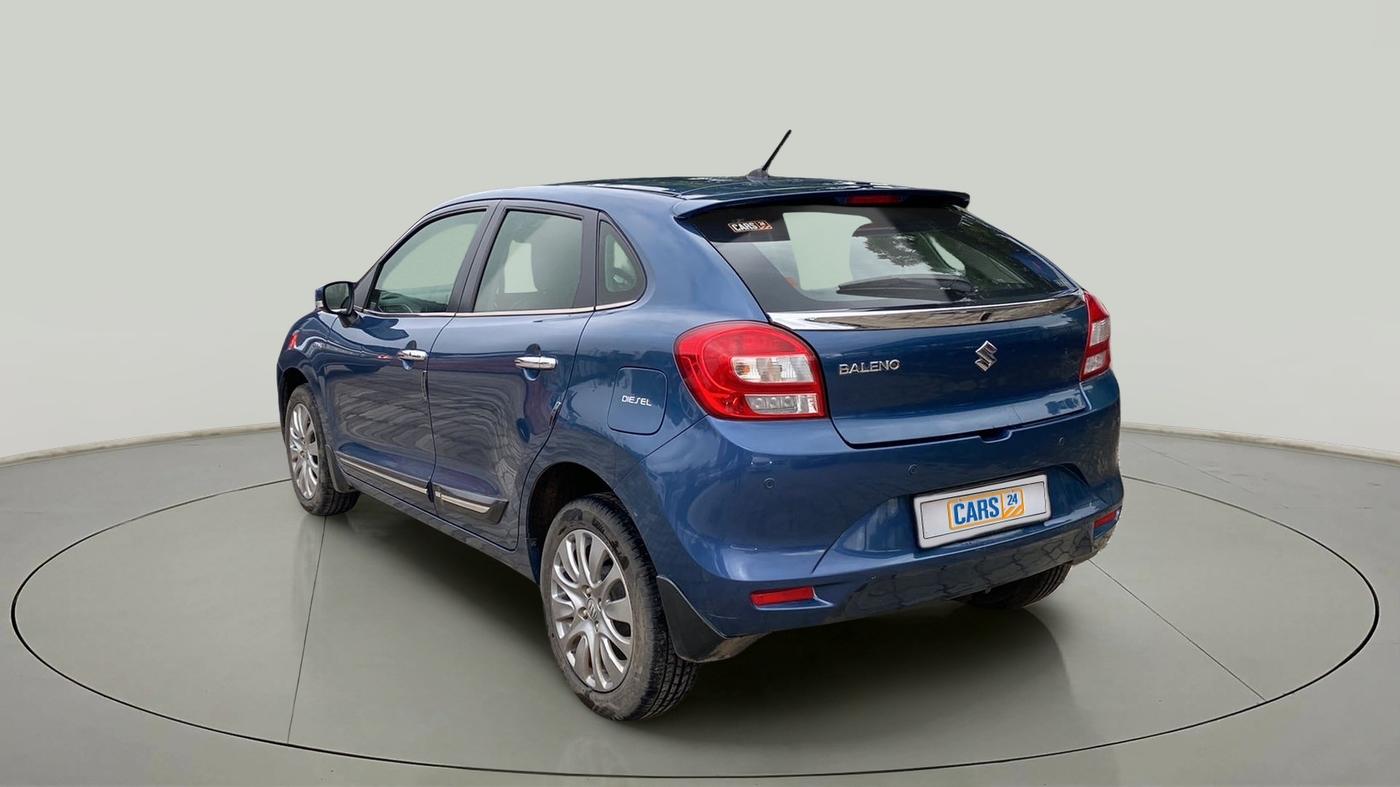 2018 Maruti Baleno ALPHA DIESEL 1.3, Diesel, Manual, 37,678 km, Left Back Diagonal