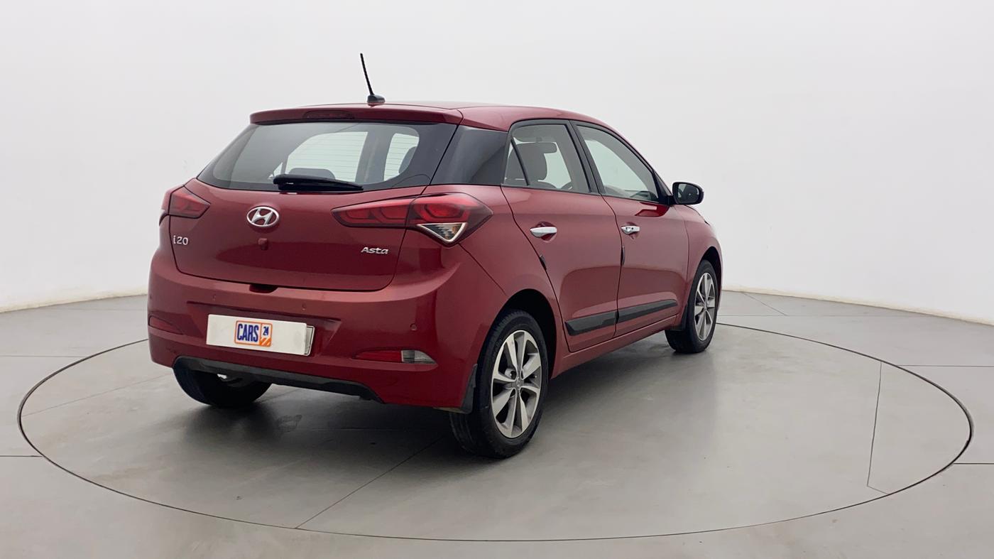 2017 Hyundai Elite i20 ASTA 1.2 (O), Petrol, Manual, 31,091 km, Right Back Diagonal