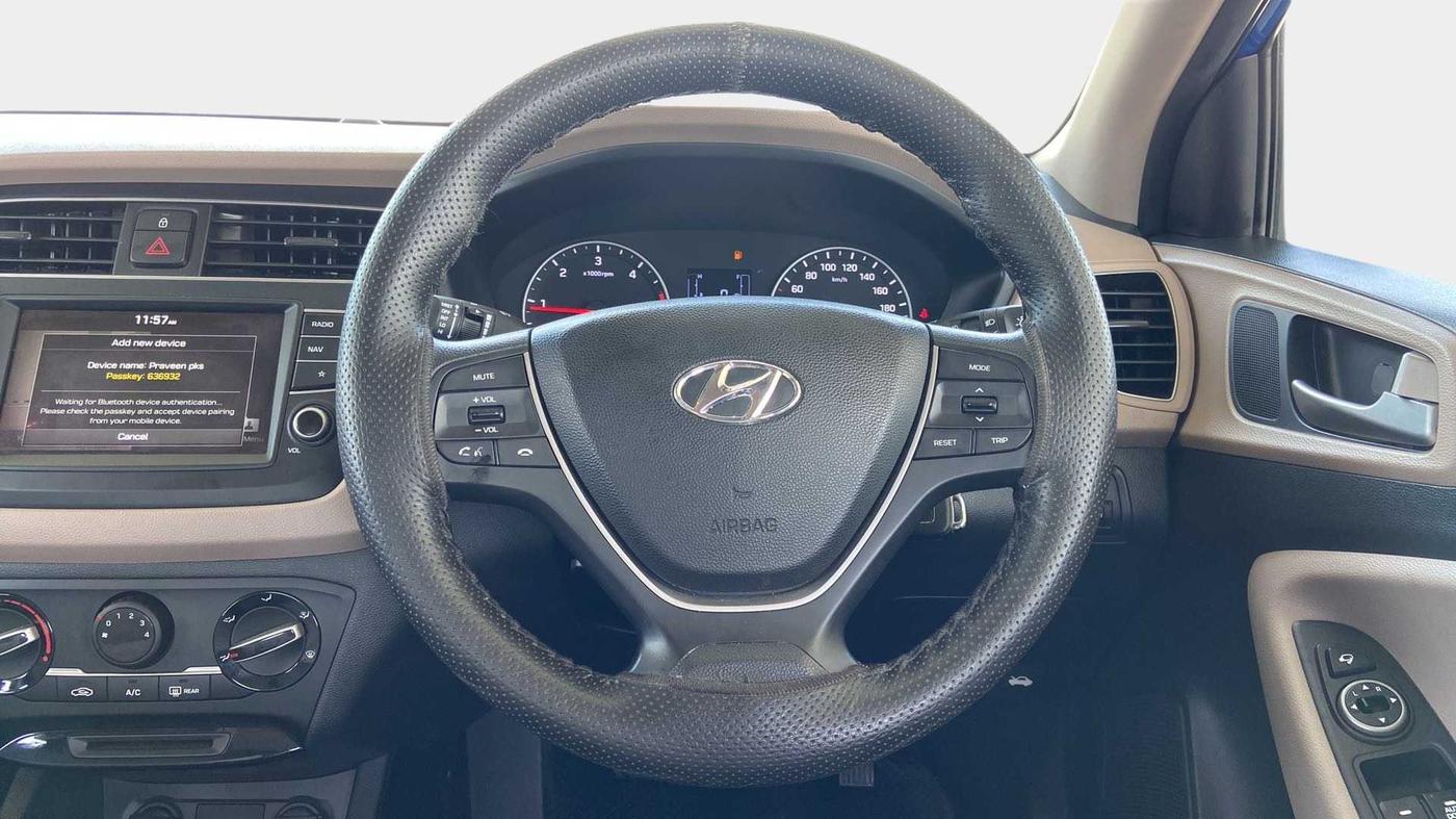 2019 Hyundai Elite i20 SPORTZ PLUS 1.4 CRDI, Diesel, Manual, 17,305 km, Steering Wheel Close Up